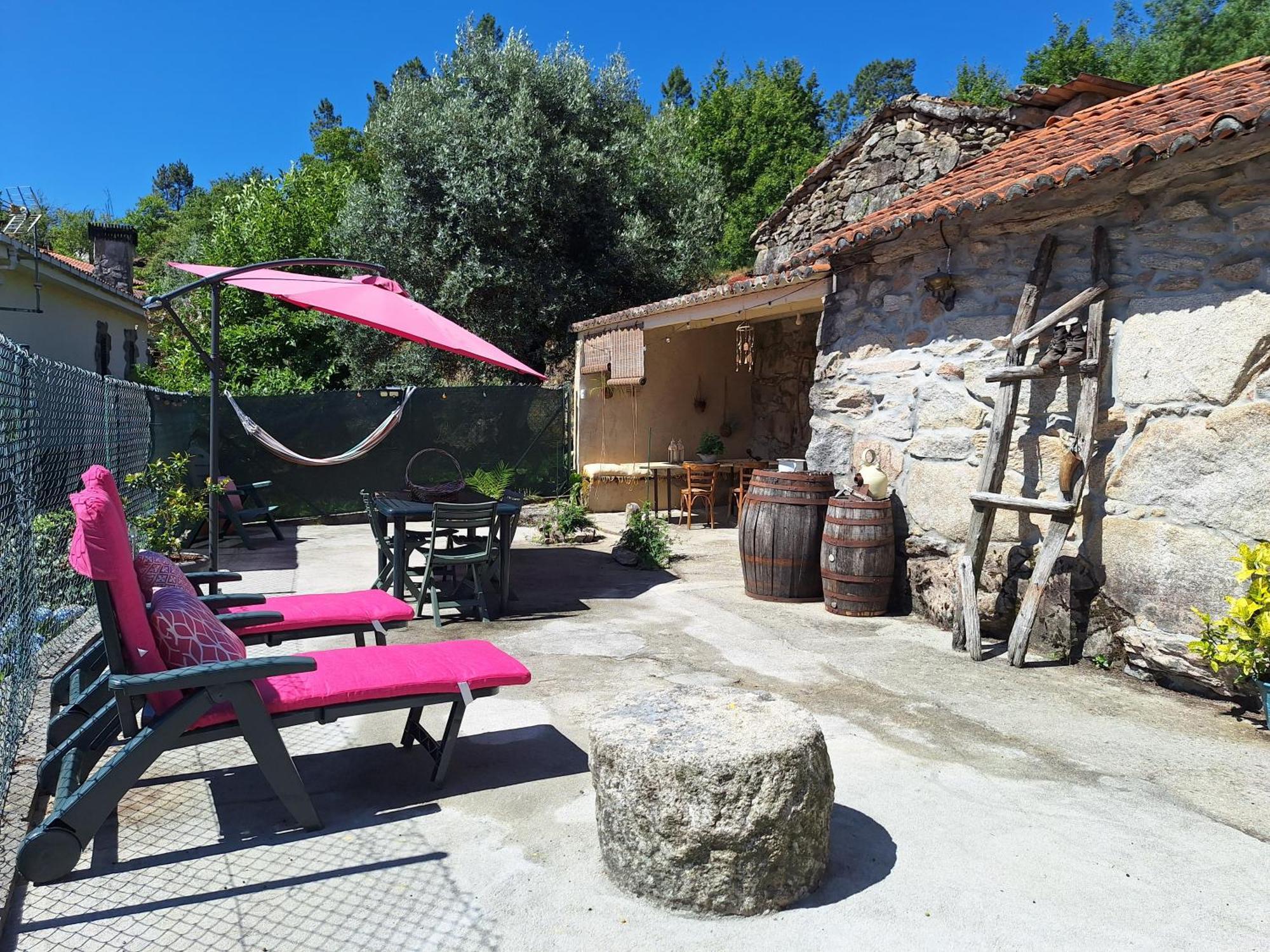 Ferienwohnung Apartamento En Cimadevila, Lobios Exterior foto